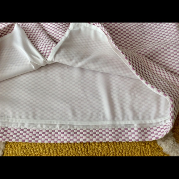 DONATED!  Banana Republic Jacquard - Pink and White Checkered Dress 🌷Beautiful - Picture 7 of 7